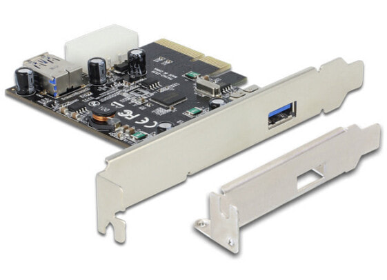 Delock 89399 - PCIe - USB 3.2 Gen 1 (3.1 Gen 1) - PCI 3.0 - Asmedia ASM1142 - 10 Gbit/s