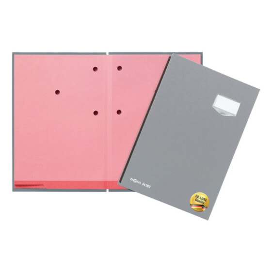 Pagna 24202-06 - Conventional file folder - A4 - Cardboard - Plastic - Grey - Portrait - 240 mm