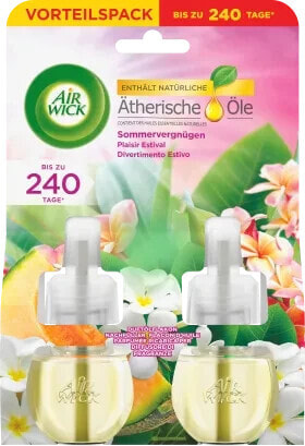 Lufterfrischer Duftstecker Sommervergnügen Nachfüllpack (2x19 ml), 38 ml