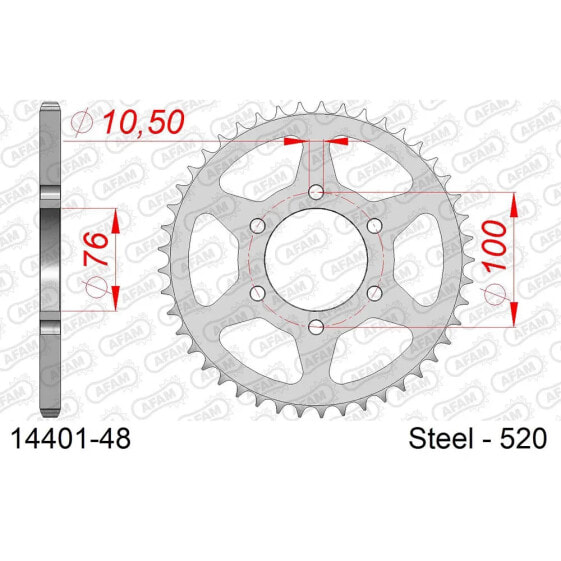 AFAM 14401 rear sprocket