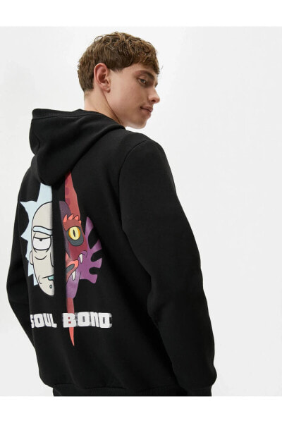 Свитшот Koton Rick and Morty Back Print Hoodie