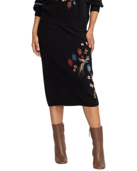 Johnny Was Isabella Wool & Cashmere-Blend Sweater Skirt Women's