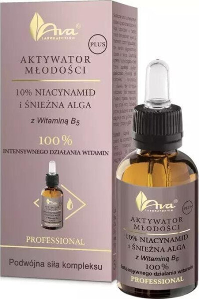 Ava AVA Aktywator Młodości Serum 10% Niacynamid i Śnieżna Alga 30ml