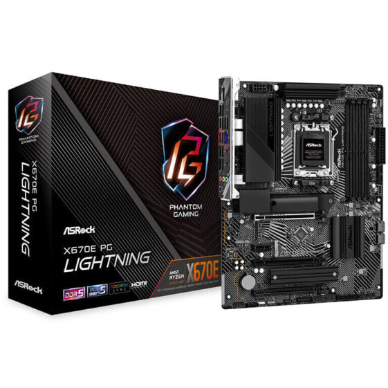 ASRock X670E PG Lightning, AMD X670E Mainboard - Sockel AM5, DDR5