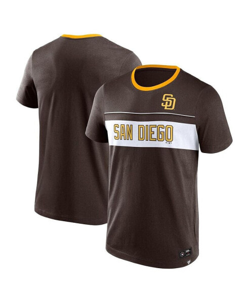 Men's Brown San Diego Padres Claim The Win T-shirt