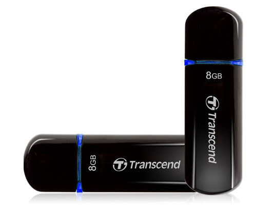 Transcend JetFlash elite JetFlash 600 8GB, 8 GB, USB Type-A, 2.0, Cap, 15 g, Black