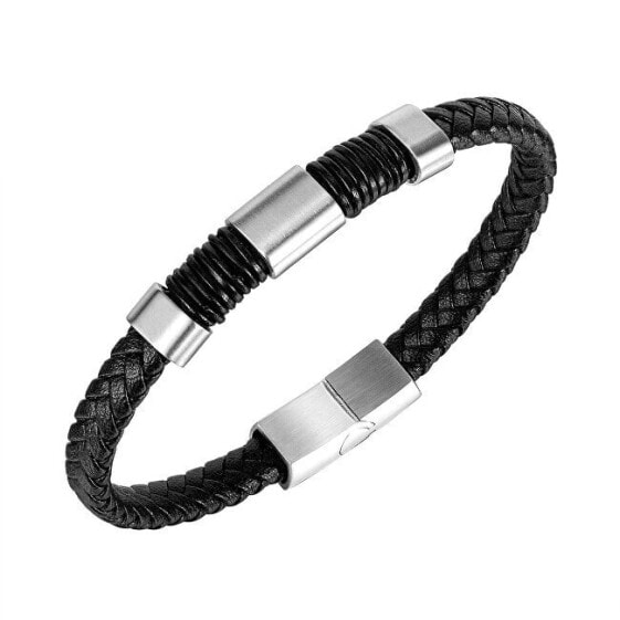 Modern men´s leather bracelet Leather