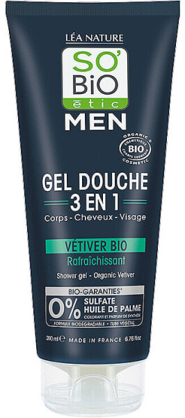 3in1 Duschgel-Shampoo mit Vetiver