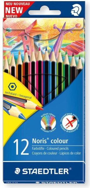 Цветные карандаши STAEDTLER Noris Colour Wopex 12 цветов