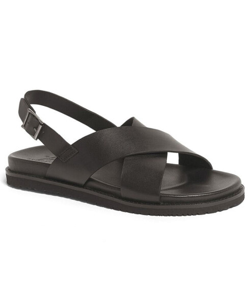 Men's Cancum Cross Strap Comfort Sandals