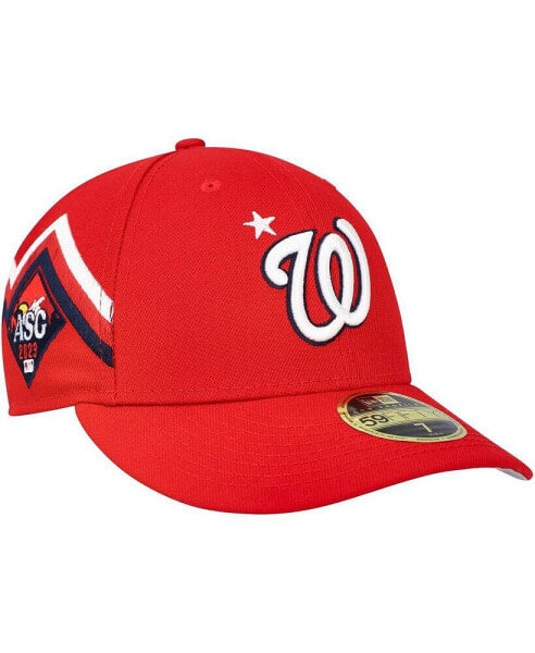 Men's Red Washington Nationals 2023 MLB All-Star Game Workout Low Profile 59FIFTY Fitted Hat