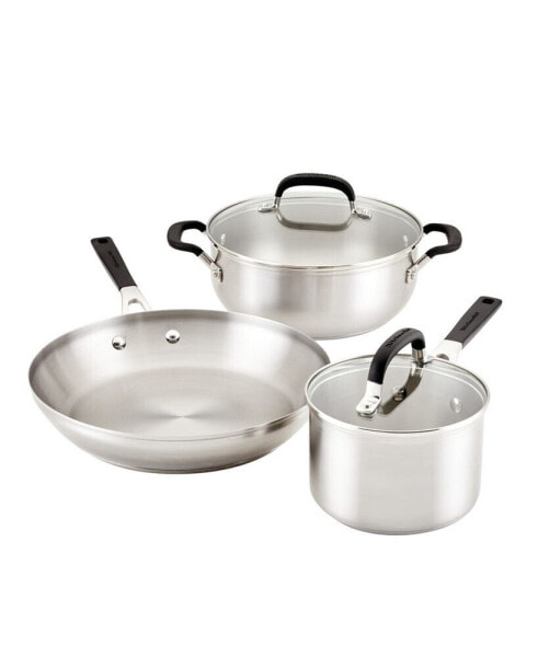 Stainless Steel 5 Piece Cookware Set