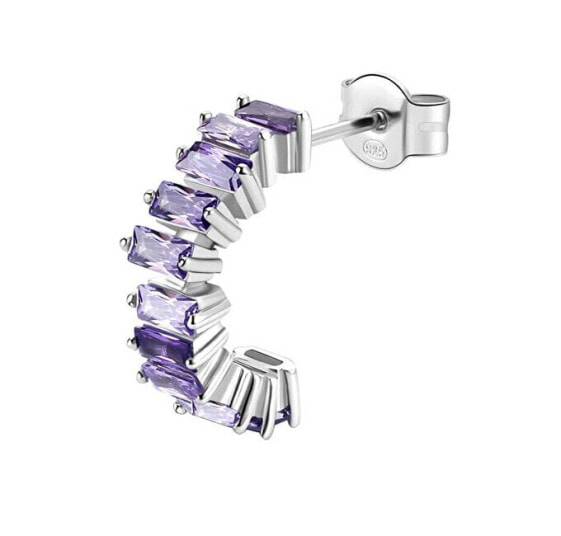 Fancy Magic Purple FMP12 sparkling single earring