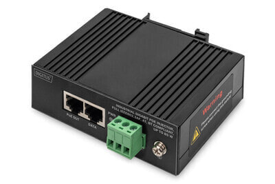 DIGITUS Gigabit EthernetPoE Injector, Industrial