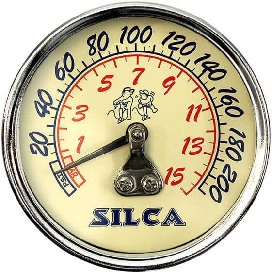 Насос для велосипеда SILCA с заменяемым манометром 210psi