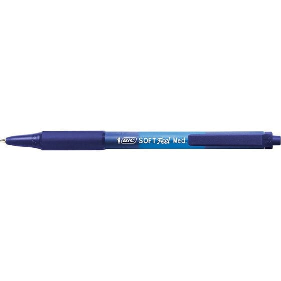 Ручка шариковая BIC Soft Feel 12 штук, синяя
