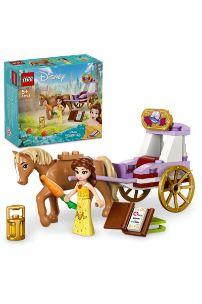 Disney Princess Belle’in Hikaye Zamanı At Arabası 43233 - 5 Yaş+ İçin Yapım Seti (62 Parça)