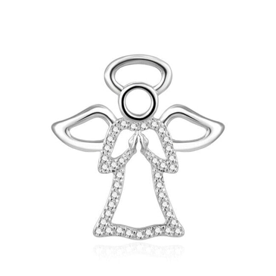 Playful silver pendant Angel AGH453
