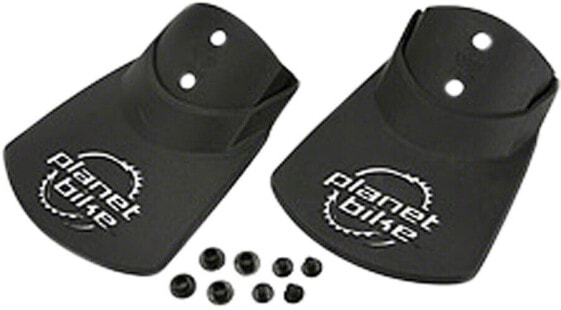 Planet Bike Mud Flap Set for Road Fenders, Black