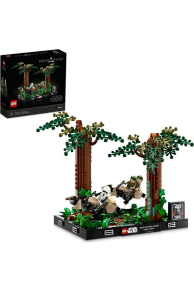 Конструктор пластиковый Lego Star Wars 75353 Endor Speederachtervolging Diorama