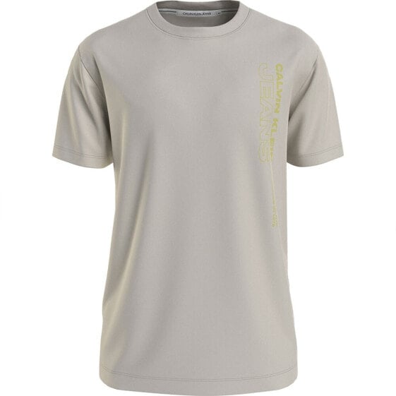 CALVIN KLEIN JEANS Stacked Outline Logo short sleeve T-shirt