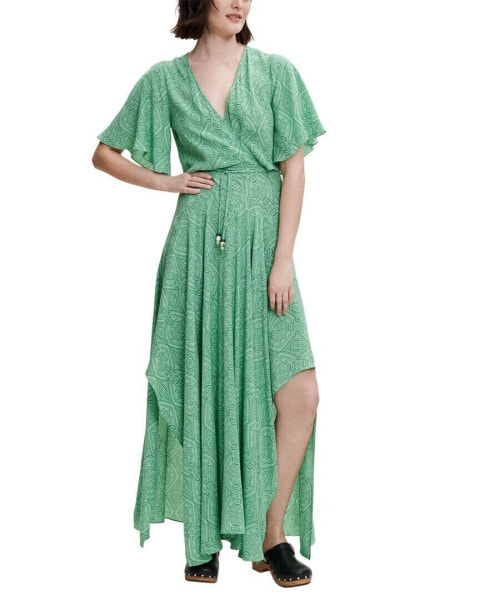 Платье женское Maje "ethnic green"