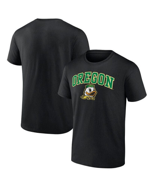 Men's Black Oregon Ducks Campus T-shirt