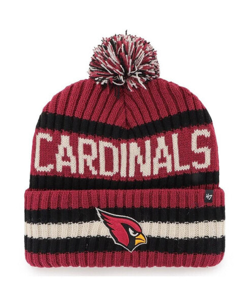 Men's '47 Cardinal Arizona Cardinals Bering Cuffed Knit Hat with Pom