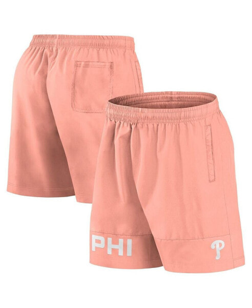 Men's Coral Philadelphia Phillies Elements Swim Shorts