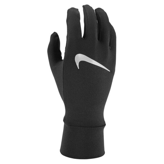 Перчатки спортивные NIKE ACCESSORIES Fleece RG (черные/черные/серебристые)
