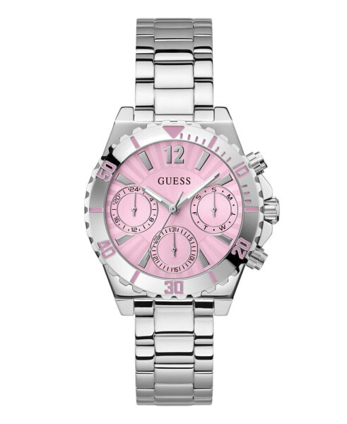 Women's Analog Silver-Tone Stainless Steel Watch 38mm
