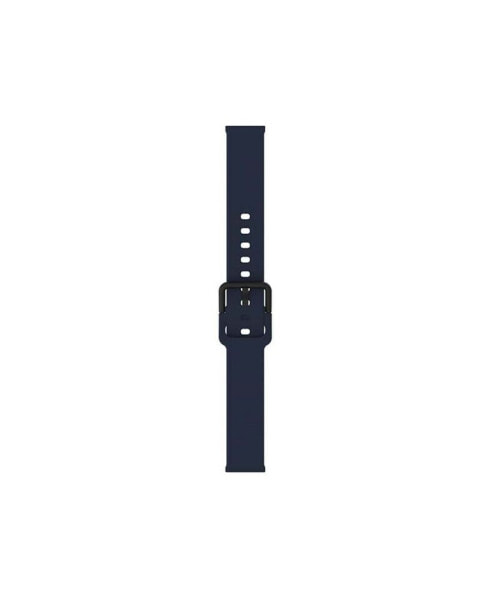 Ремешок для часов iTouch Air 3 Unisex Blue, Black Silicone Extra Interchangeable Strap 44 мм