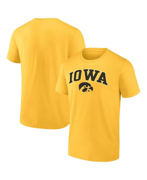 Men's Gold Iowa Hawkeyes Campus T-shirt