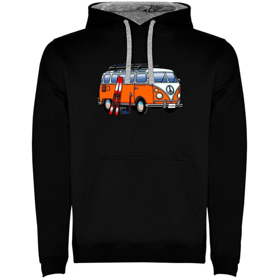 KRUSKIS Hippie Van Ski Two-Colour hoodie