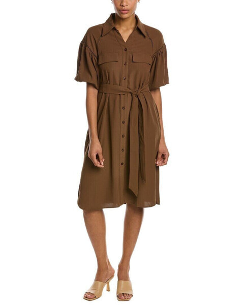 Gracia Shirtdress Women's Brown S