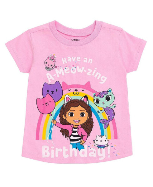 MerCat Kitty Fairy Cakey Cat Birthday Girls T-Shirt Toddler Child