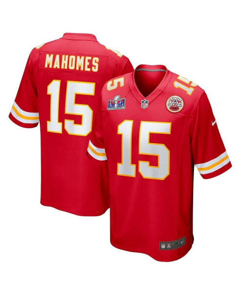 Men's Patrick Mahomes Red Kansas City Chiefs Super Bowl LVIII Game Jersey