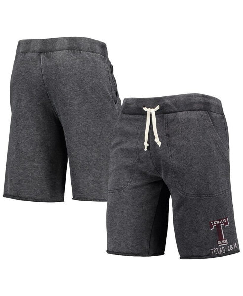 Men's Heathered Black Texas A&M Aggies Victory Lounge Shorts