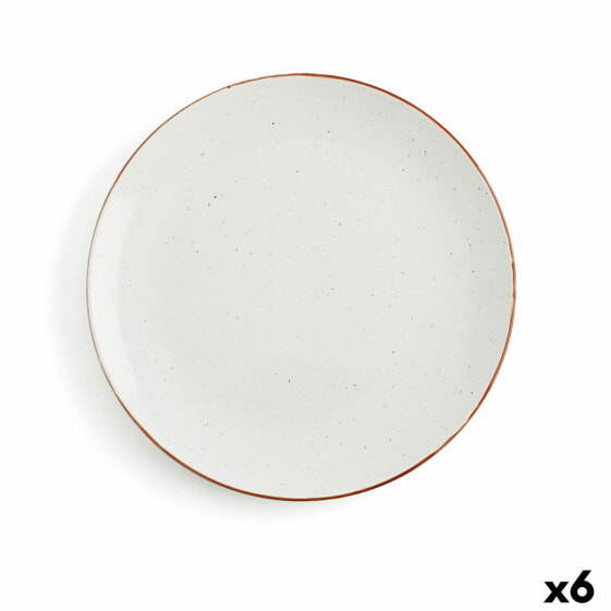 Плоская тарелка Ariane Terra Керамика Бежевый (Ø 29 cm) (6 штук)