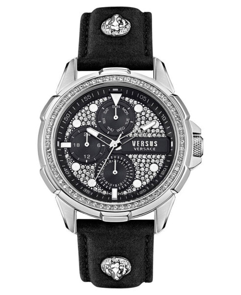 Часы Versace 6E Arrondissement Black Leather Watch