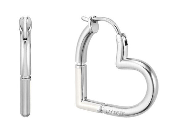 Romantic steel earrings Heart Ines 2040356