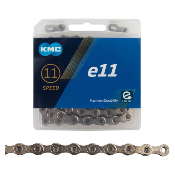 KMC E11 E-Bike Chain - 11 Speed, 136 Links, Silver