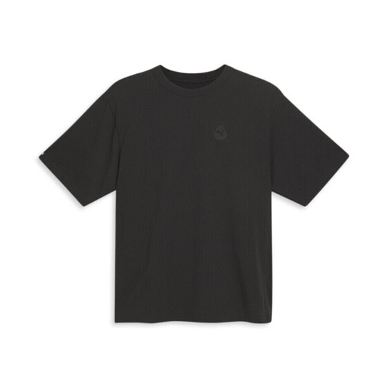 Puma Rudagon Crew Neck Short Sleeve T-Shirt Mens Black Casual Tops 62361601