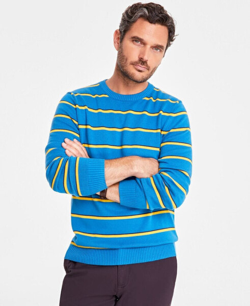 Men's Prep Stripe Sweater, Created for Macy's