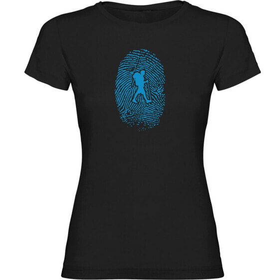 KRUSKIS Hiker Fingerprint short sleeve T-shirt