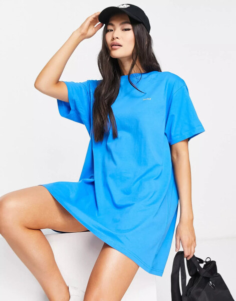 Night Addict – Limited –Oversize-T-Shirt-Kleid in Blau