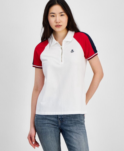 Women's Colorblocked Polo Shirt