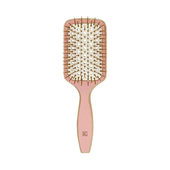 Щетка для распутывания волос Ilū Bamboom Квадратный Розовый