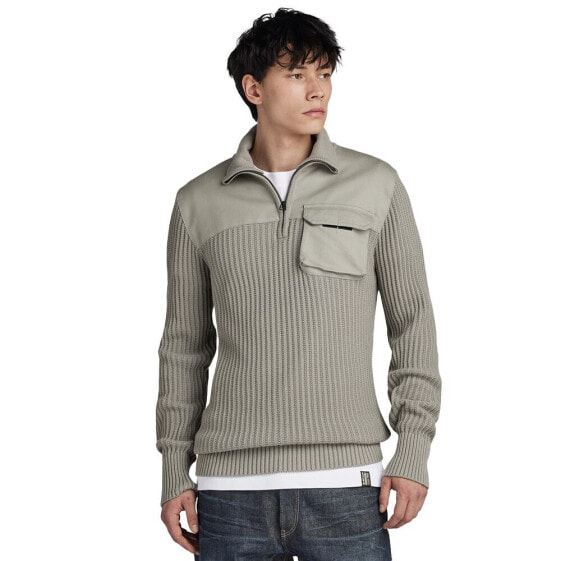 G-STAR Army Half Half Zip Sweater