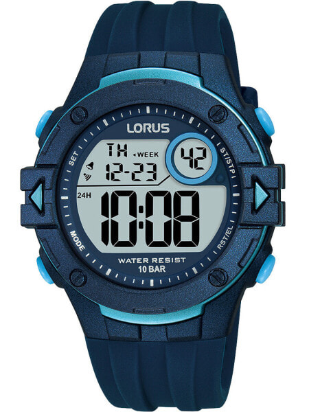 Lorus R2325PX9 Digital Mens Watch 40mm 10ATM